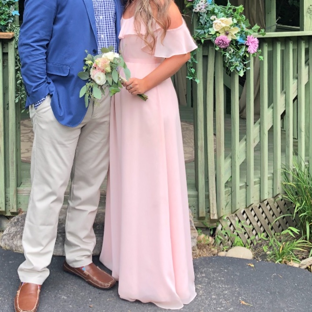 David’s Bridal Bridesmaid dress- Petal